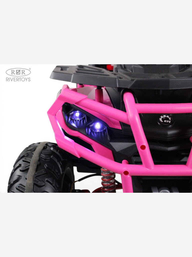 Детский электроквадроцикл RIVERTOYS Z111ZZ розовый