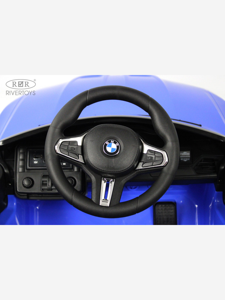 Детский электромобиль RIVERTOYS BMW M4 (A004AA) синий