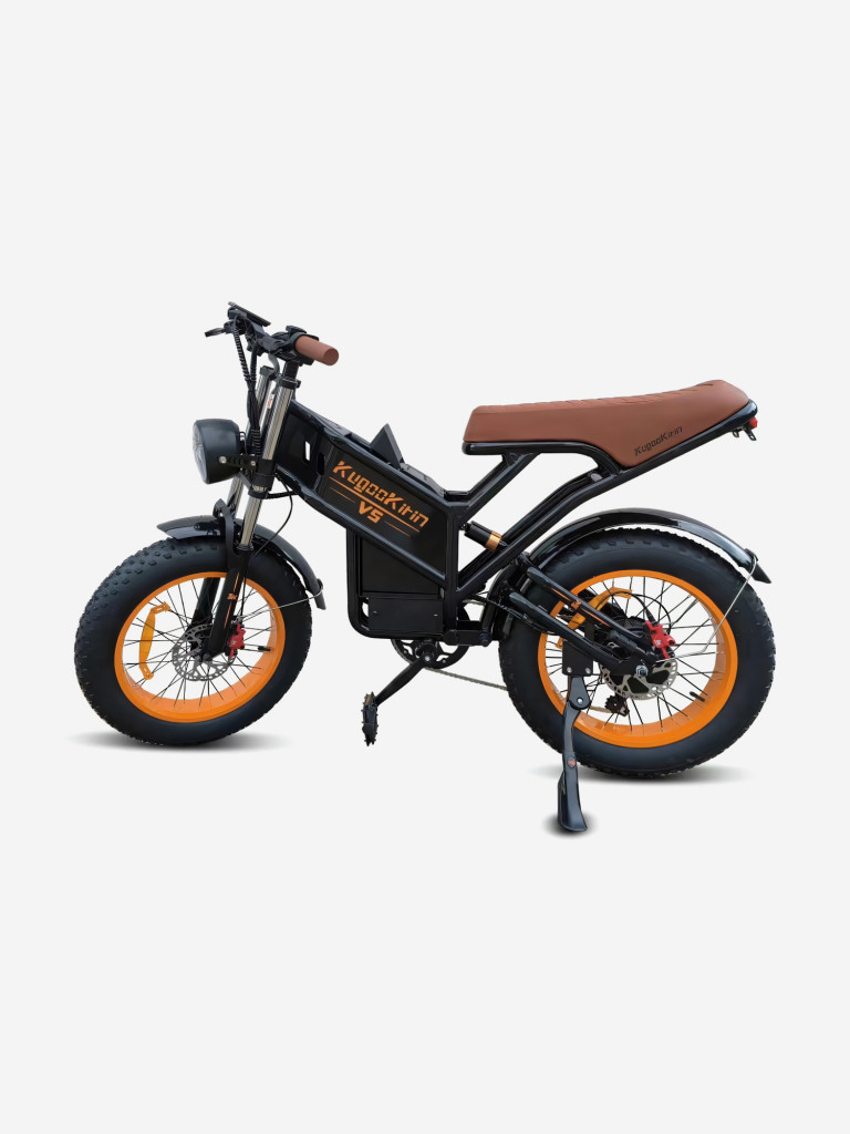 Электрофетбайк KUGOO Kirin V5 GL, черный, до 120 кг