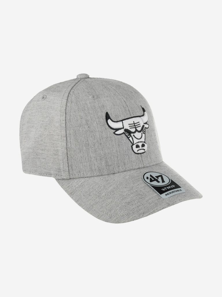 Бейсболка 47 BRAND K-STMCD03WHV-CC Chicago Bulls NBA (серый)