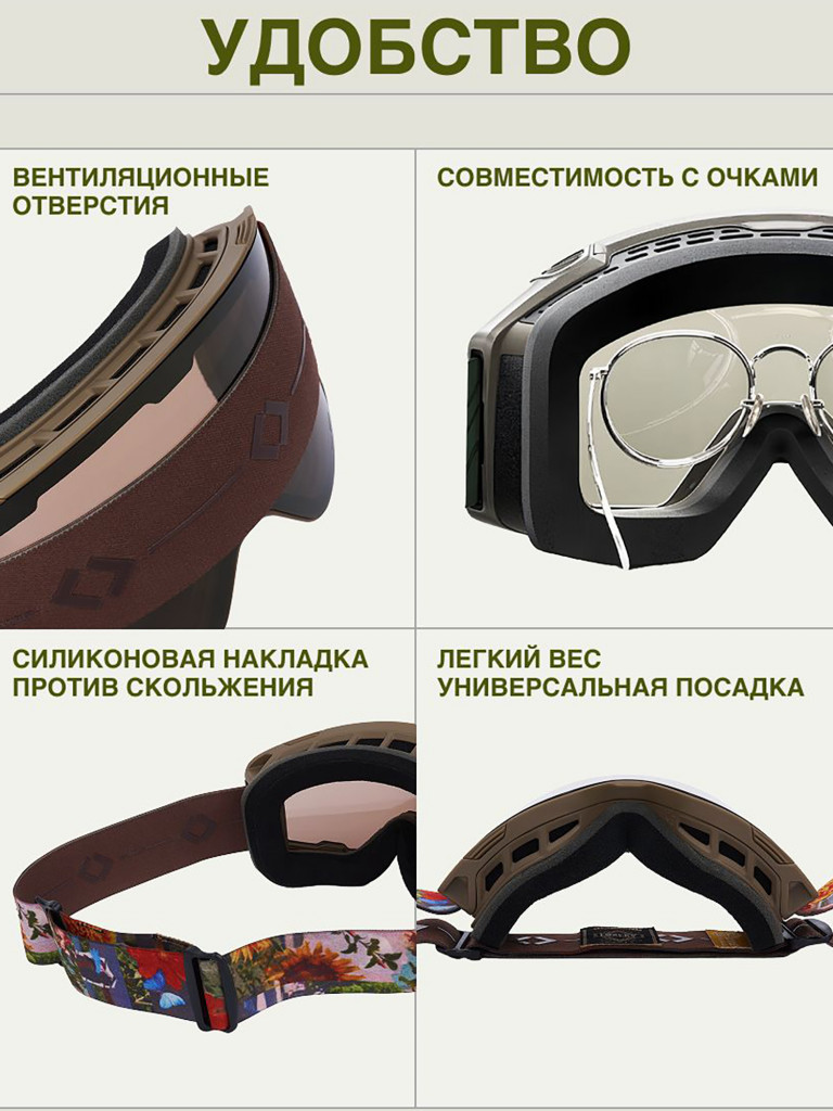 Маска горнолыжная LOXLEY - ART