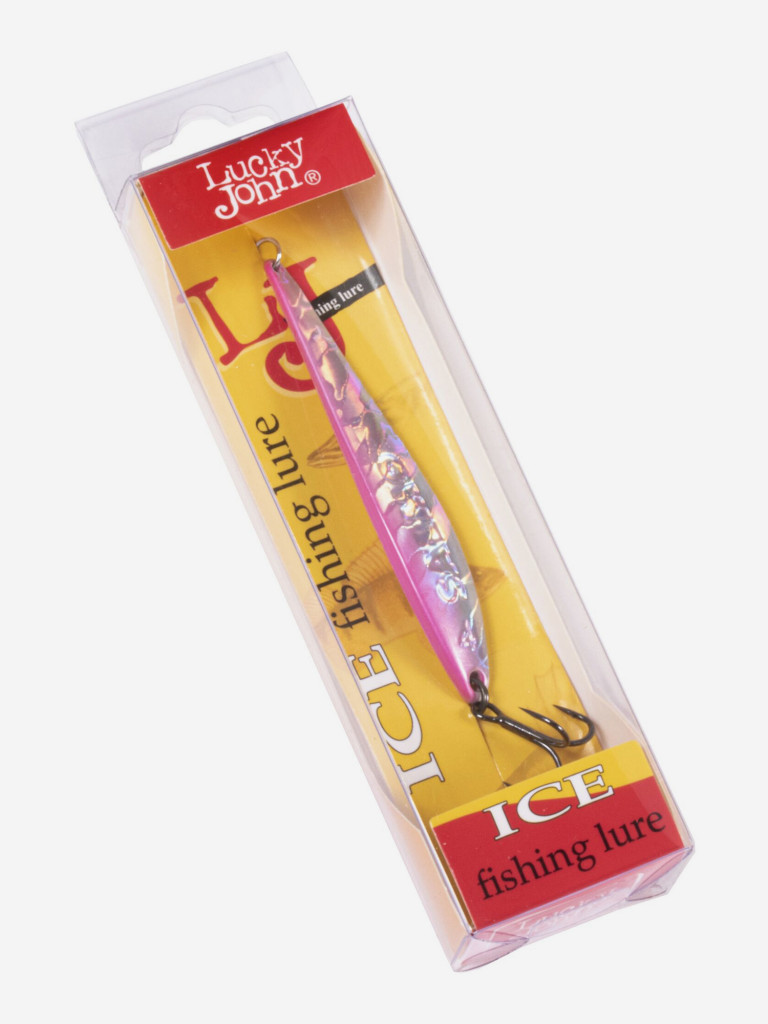 Блесна вертикальная Lucky John зимняя S-4 с тройником, вес 11 г