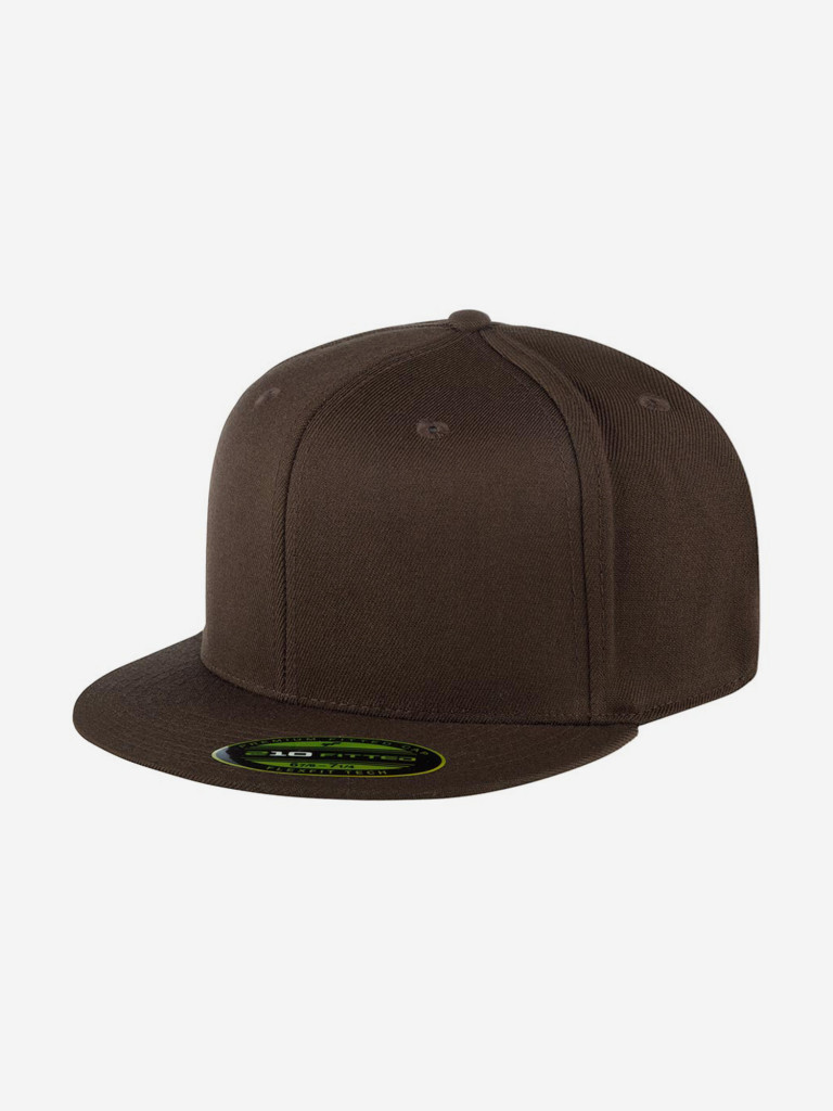 Бейсболка с прямым козырьком FLEXFIT 6210 (коричневый)