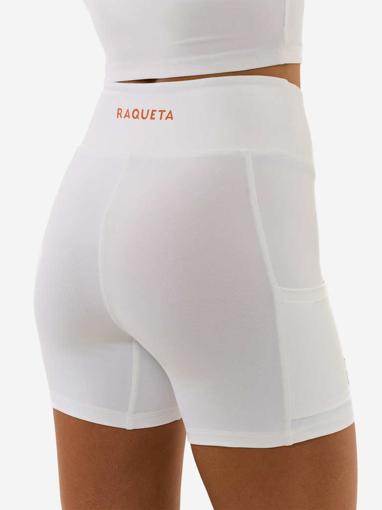 Велосипедки женские RAQUETA SPORT с карманами, White