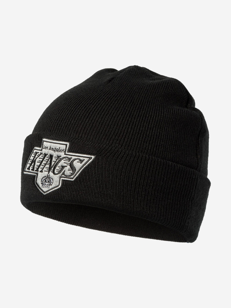 Шапка с отворотом MITCHELL NESS EU175-LAKING-BLK Los Angeles Kings NHL