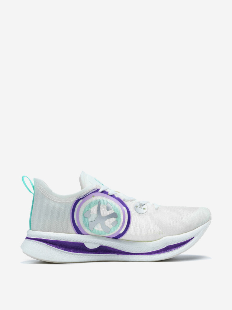 Кроссовки BMAI Shock Carbon 2.0 Low-Top Running Shoes Women's White Purple Green