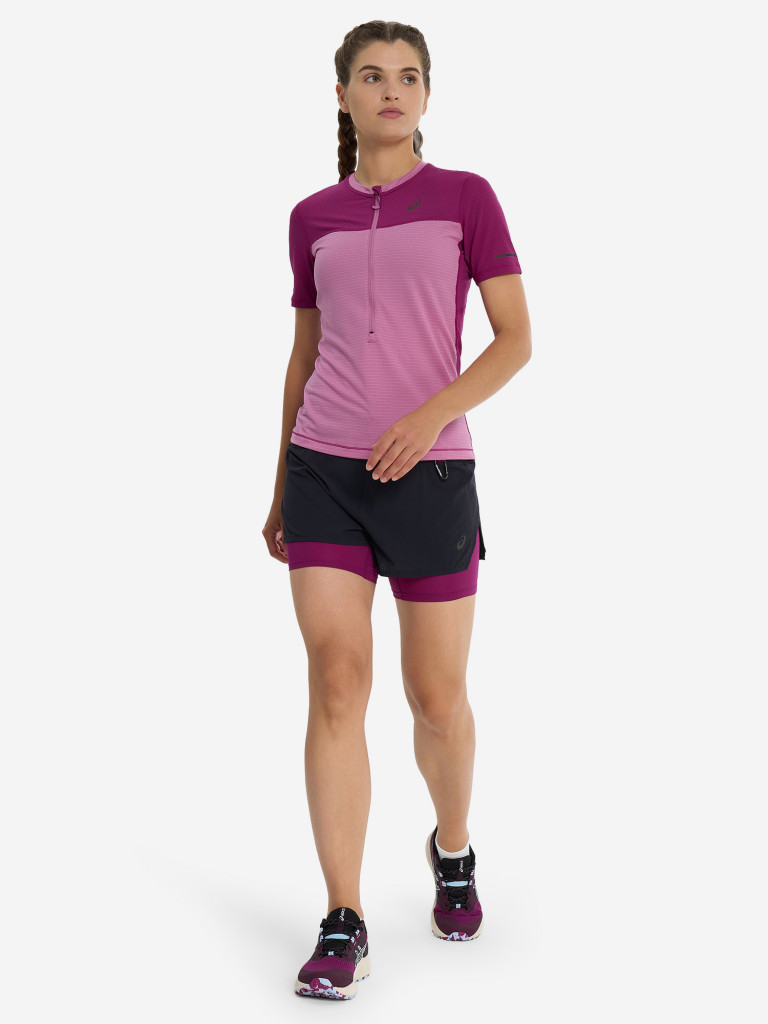 Шорты женские ASICS Fujitrail 2-n-1