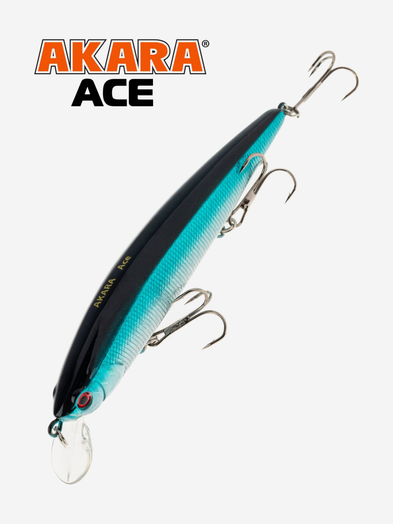 Воблер Akara Ace 110SP 15 гр. минноу, суспендер. твичинговый, на щуку, судака A63