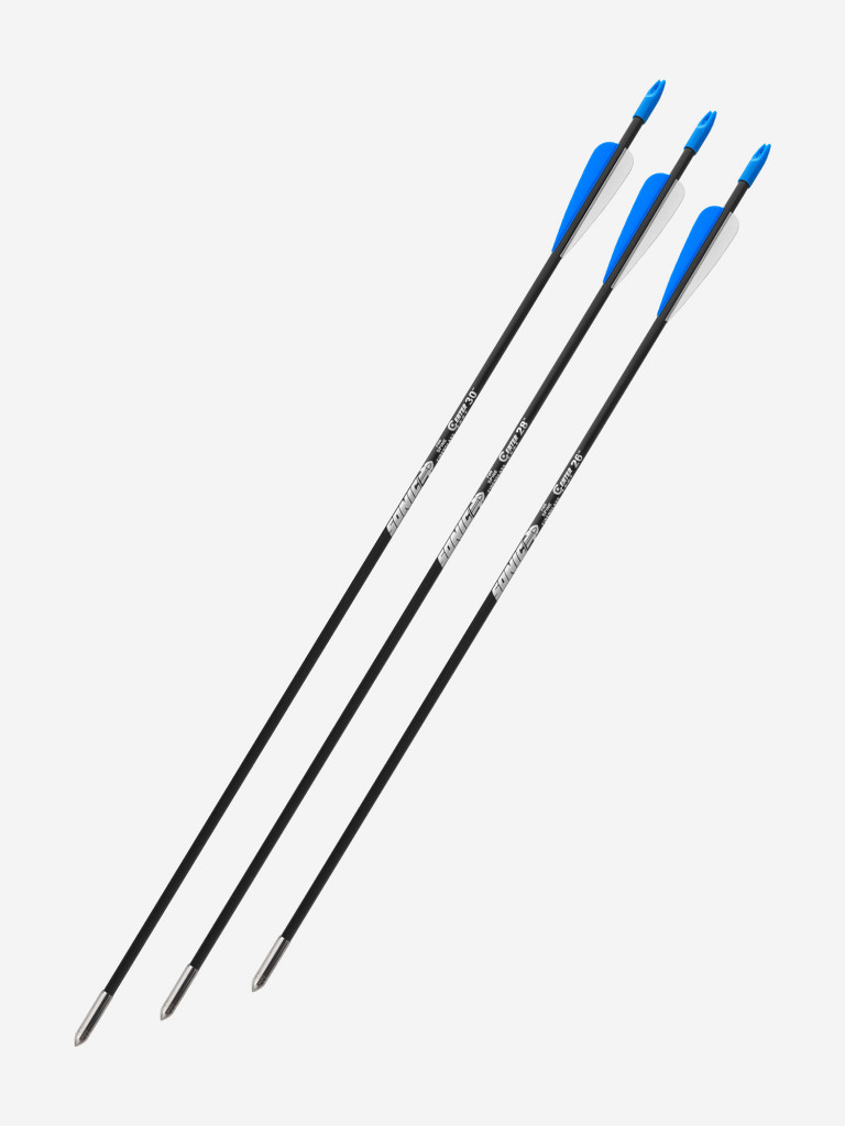 Стрела лучная фибергласс Centershot Sonic 28" оперение Parabolic 3" (12 шт.)