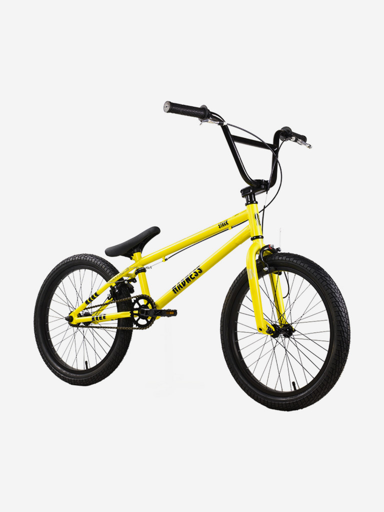 Велосипед подростковый Stark Madness BMX 1 лимонный/черный/черный