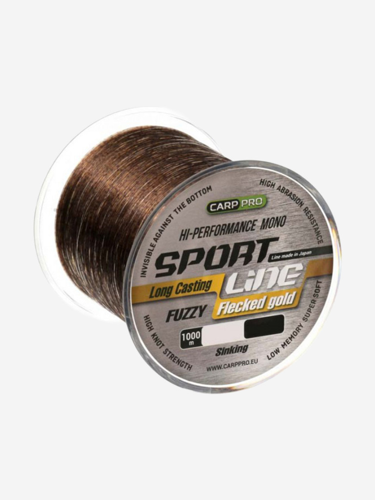 Леска Sport Line Flecked Gold CARP PRO 1000м 0.335мм