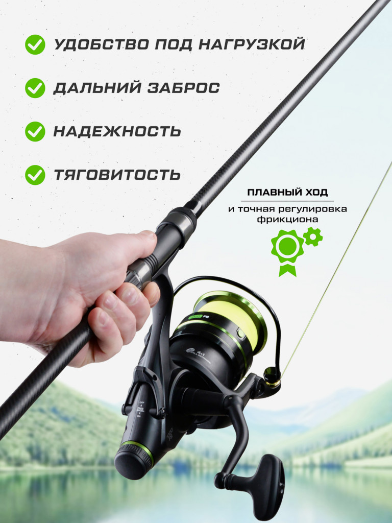 Катушка CARP PRO Blackpool Carp 7000 FS