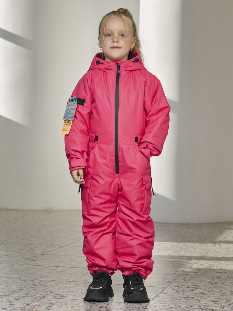 Комбинезон демисезонный для девочки batik Селфи розовый