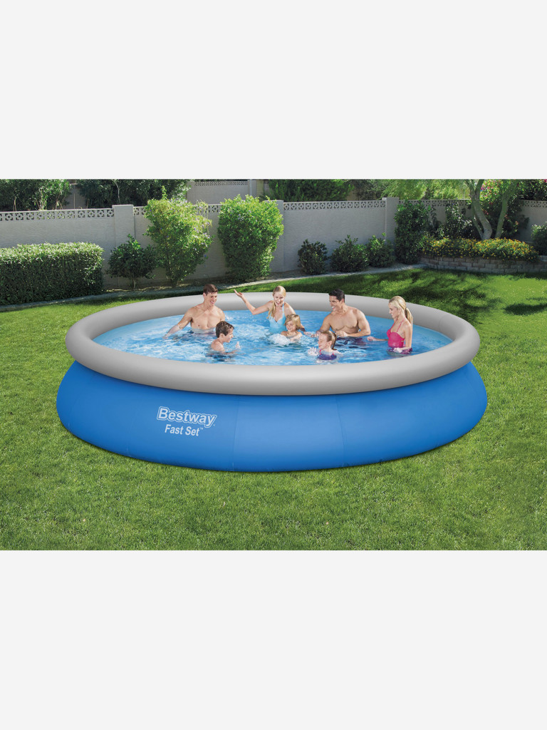 Бассейн с надувным бортом Bestway 57313 (457х84см)
