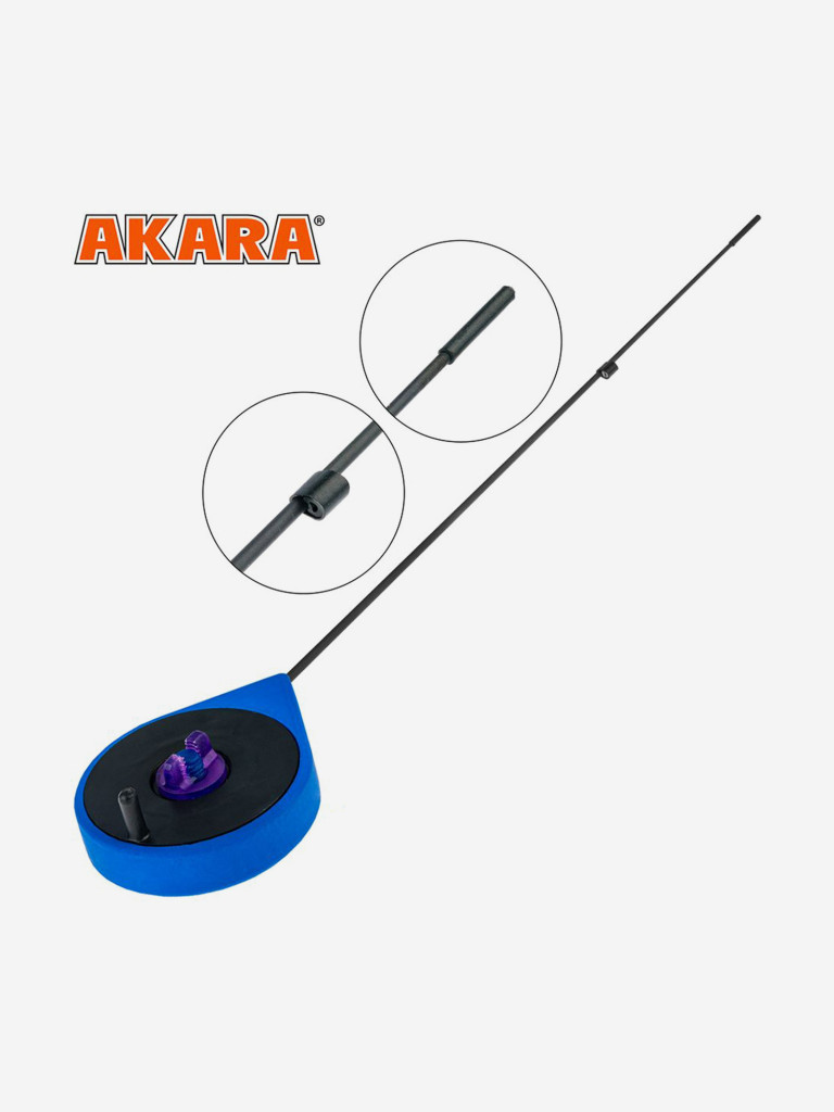 Удочка зимняя Akara Ultra Sport Blue (хлыст карбон)