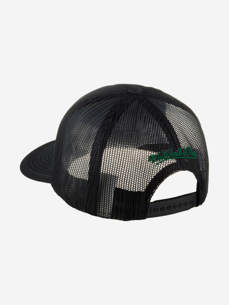 Бейсболка с сеточкой MITCHELL NESS HHSS5345-BCEYYPPPBLCK Boston Celtics NBA