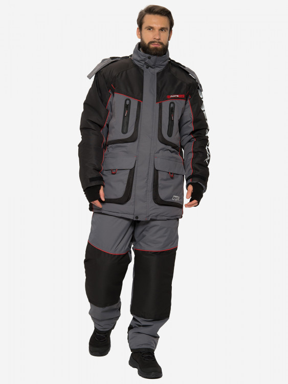 Костюм мужской Huntsman Siberia LUX зимний ветровлагозащитный из мембранной ткани для охоты и рыбалки