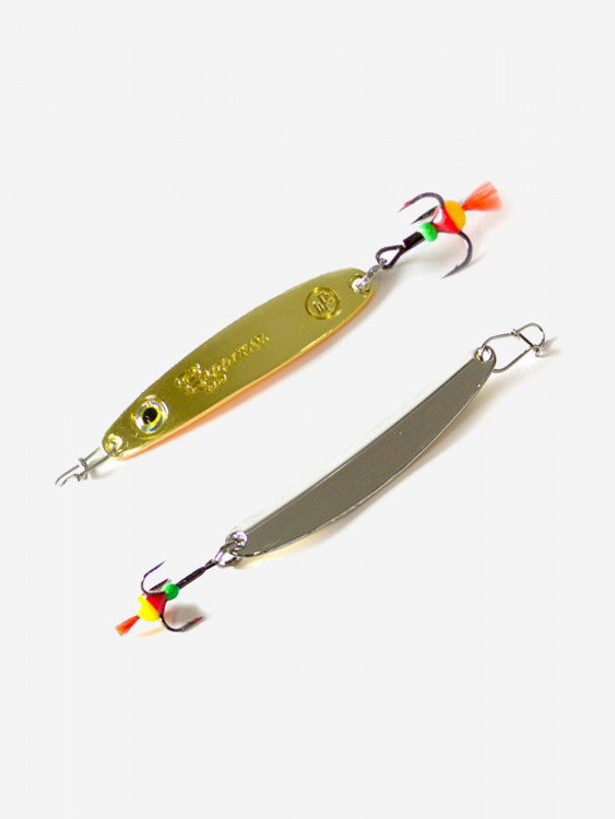 Блесна для рыбалки ECOPRO Судачья с глазом, 40мм, 4г,S/G зимняя на судака, щуку, окуня, вертикальная