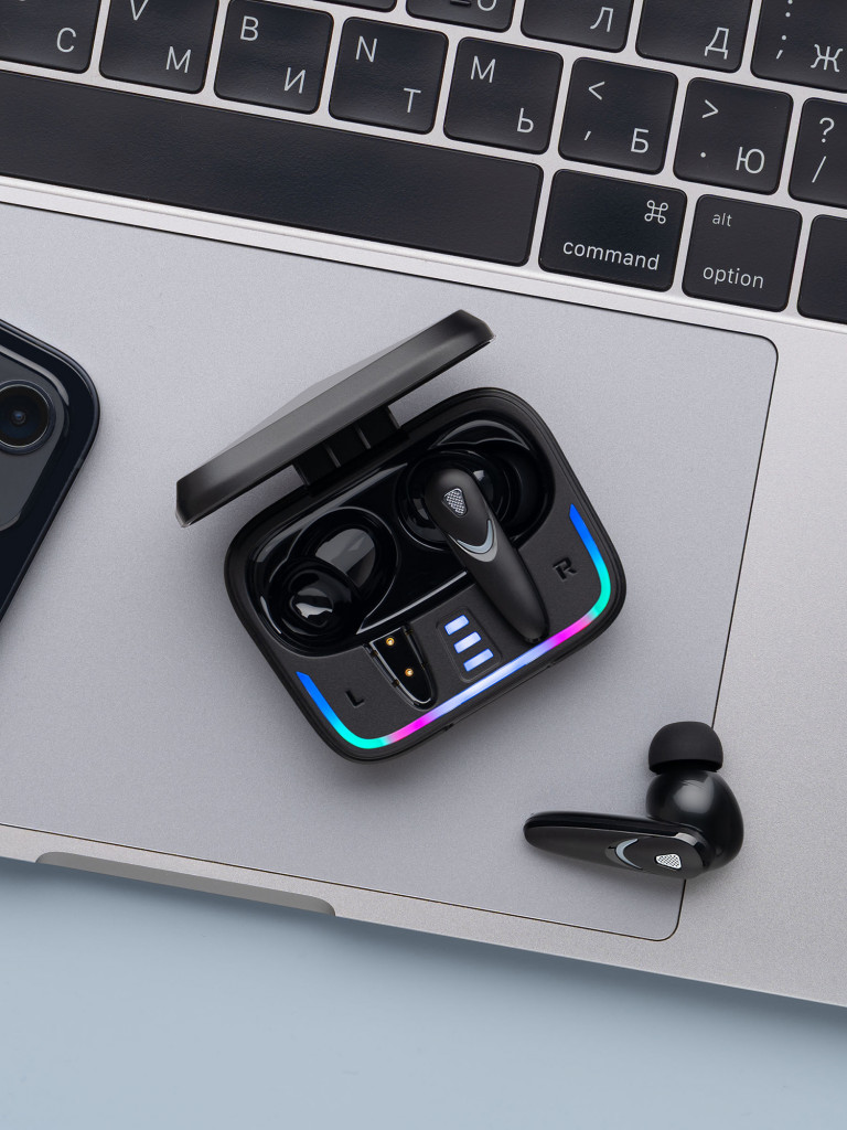 Беспроводные наушники с микрофоном Air Blade, шумоподавление ANC, Gaming, bluetooth 5.4, 470 мАч