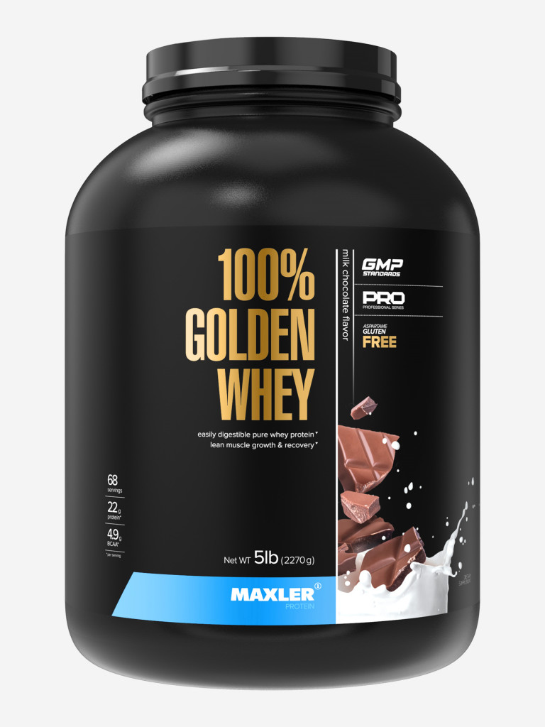 Протеин сывороточный Maxler 100% GOLDEN WHEY Pro 5 lb (2270 гр.) - Молочный Шоколад