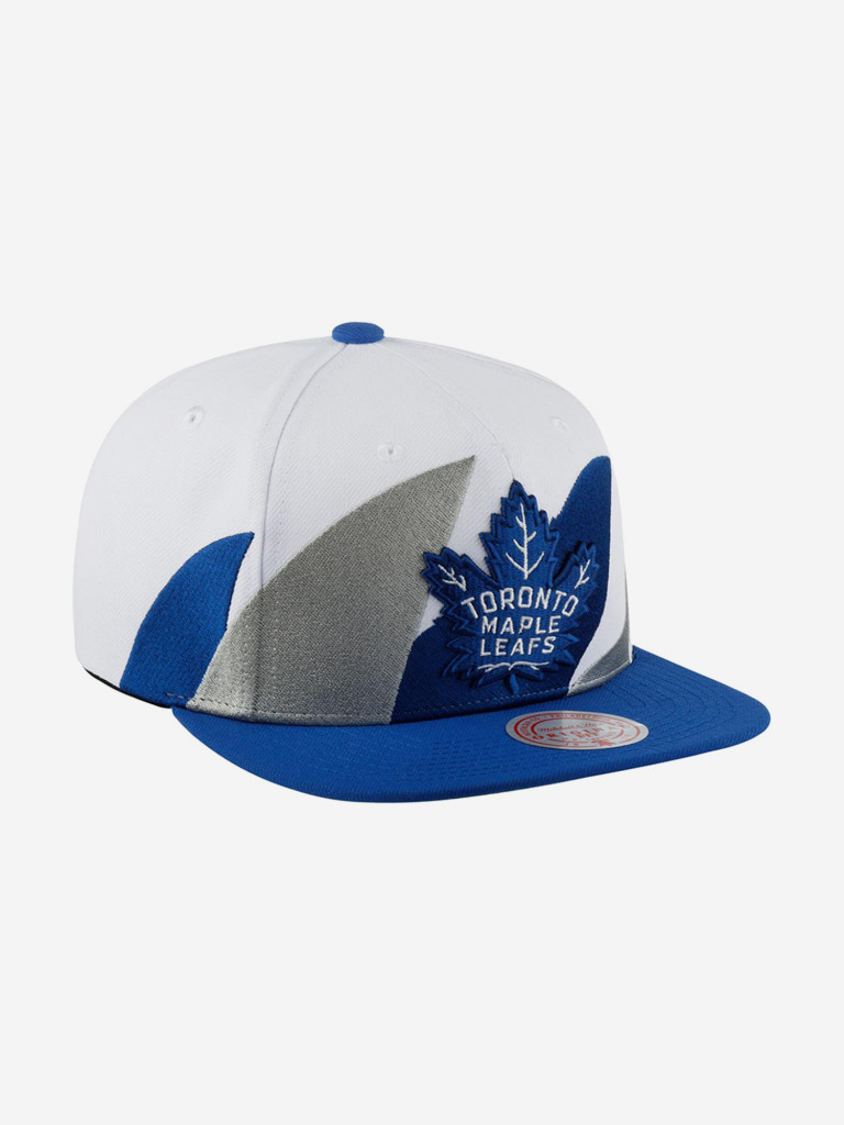 Бейсболка с прямым козырьком MITCHELL NESS 6HSSSH22088-TMLWHIT Toronto Maple Leafs NHL