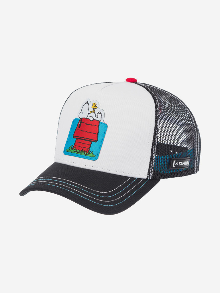 Бейсболка с сеточкой CAPSLAB CL/PEA/1/HOU Peanuts Snoopy (белый)