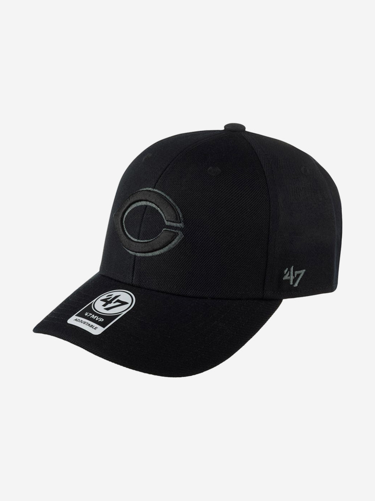Бейсболка 47 BRAND B-MVP07WBV-BKI Cincinnati Reds MLB (черный)