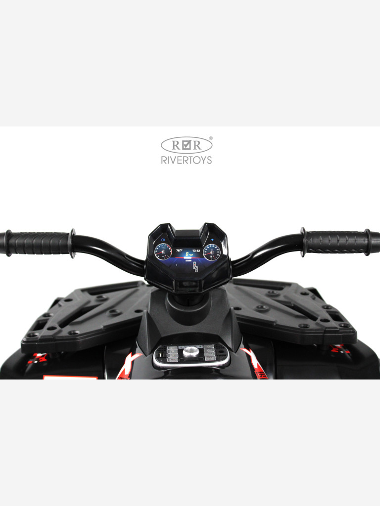 Детский электроквадроцикл RIVERTOYS T001TT 4WD черный