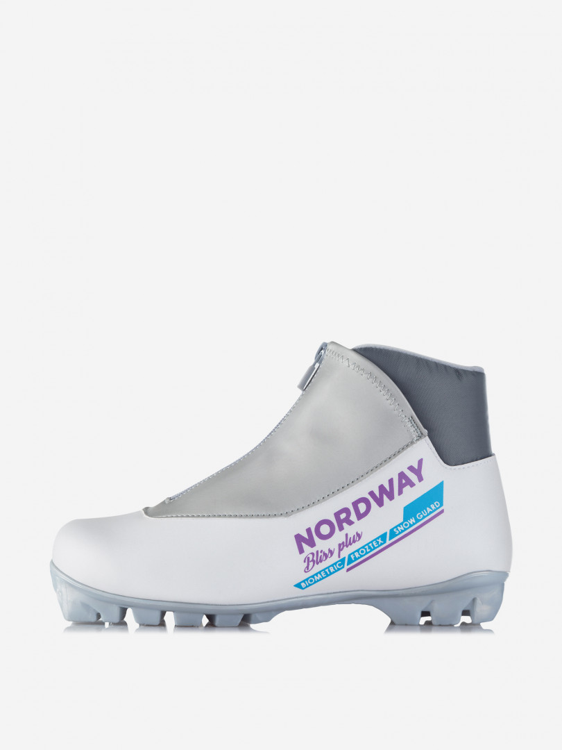 фото Ботинки для беговых лыж женские nordway bliss plus, белый