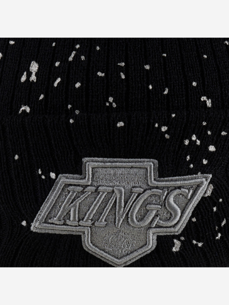 Шапка с отворотом MITCHELL NESS HCFK6021-LAKYYPPPBLCK Los Angeles Kings NHL (черный)