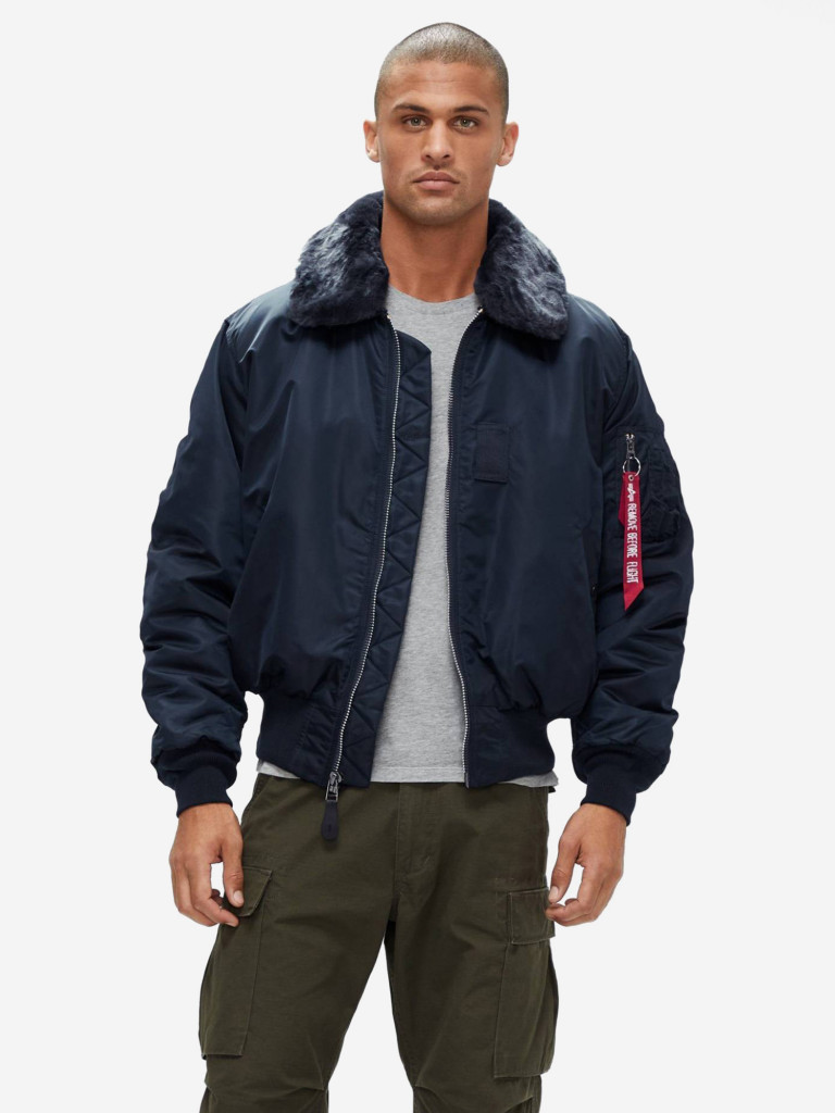 Бомбер утепленный мужской B-15 Alpha Industries
