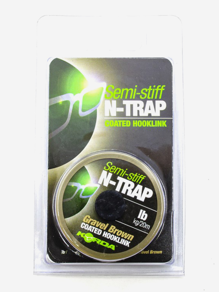 Поводковый материал KORDA N-Trap Semi-stiff 15lb Gravel