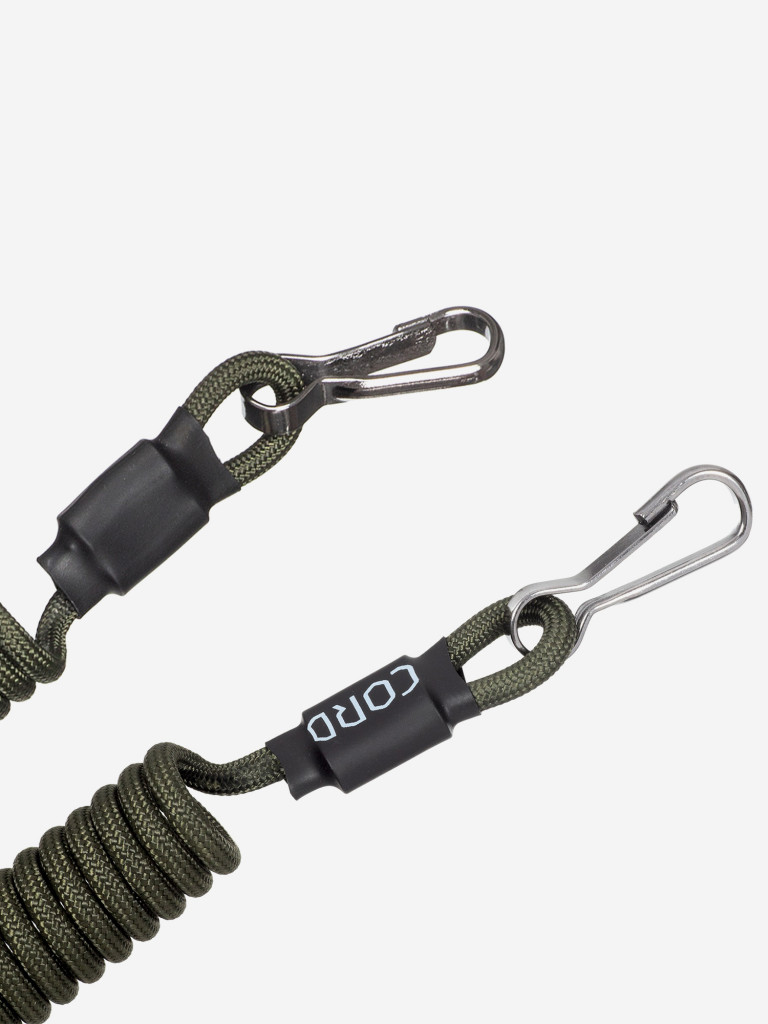 Страховочный тренчик из паракорда с карабинами (olive)