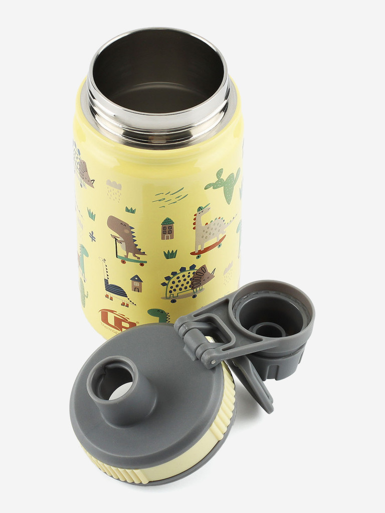 Термобутылка LP Thermoproducts Kids Dino, 0.35 л, желтая