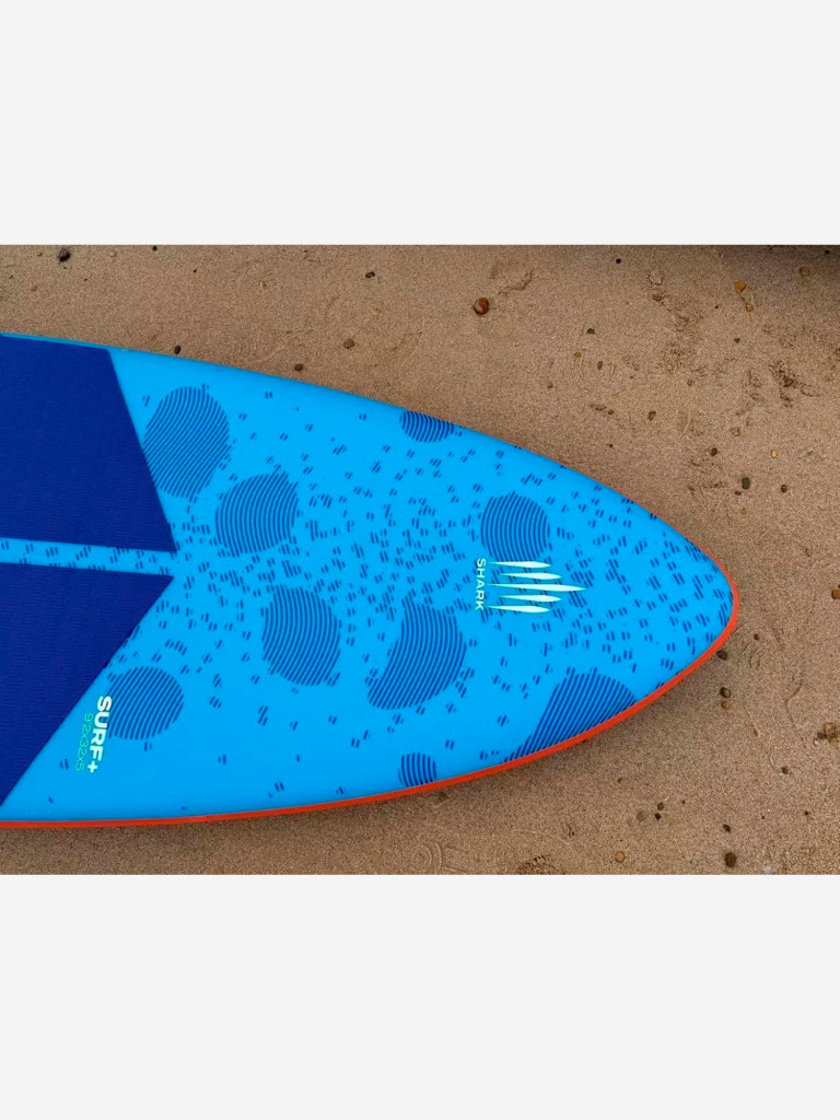 Сапборд надувной двухслойный Shark Surf+ 9.2x30x4, 280x76x10 см