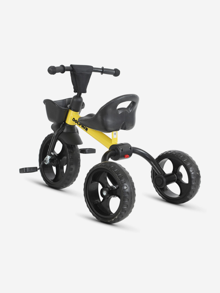 Велосипед детский трехколесный складной Maxiscoo Dolphin желтый, 2026