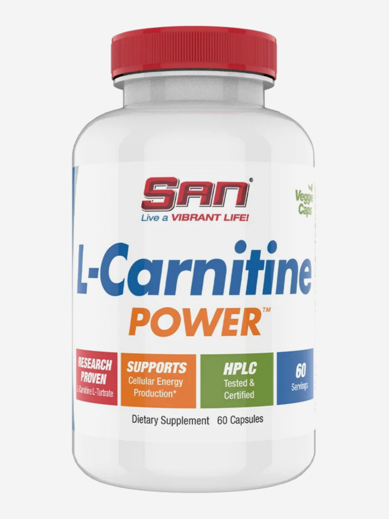 L-Карнитин SAN L-Carnitine Power, 60 капсул без вкуса цвет — купить за 2154 руб. со скидкой 30 %, отзывы в интернет-магазине Спортмастер (Нет в наличии)
