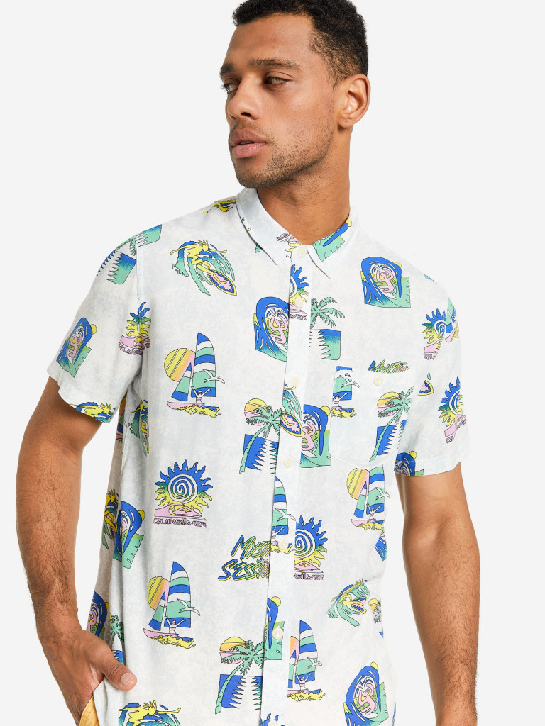 Рубашка с коротким рукавом мужская Quiksilver