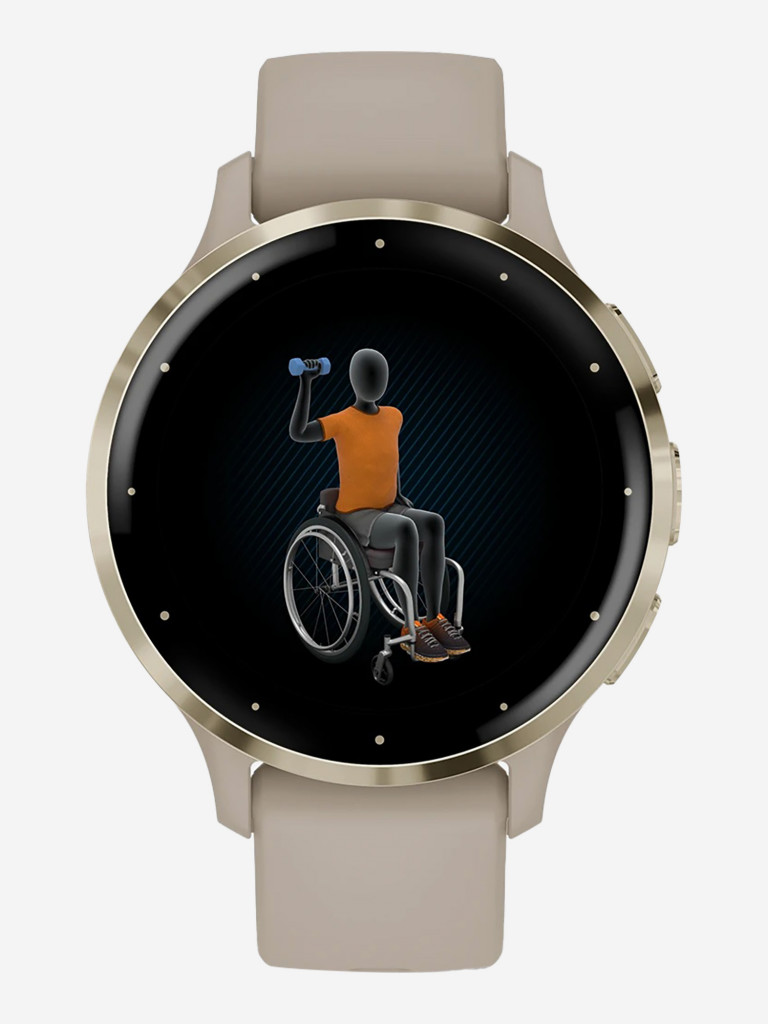 Спортивные часы Garmin Venu 3S French Gray Soft Gold