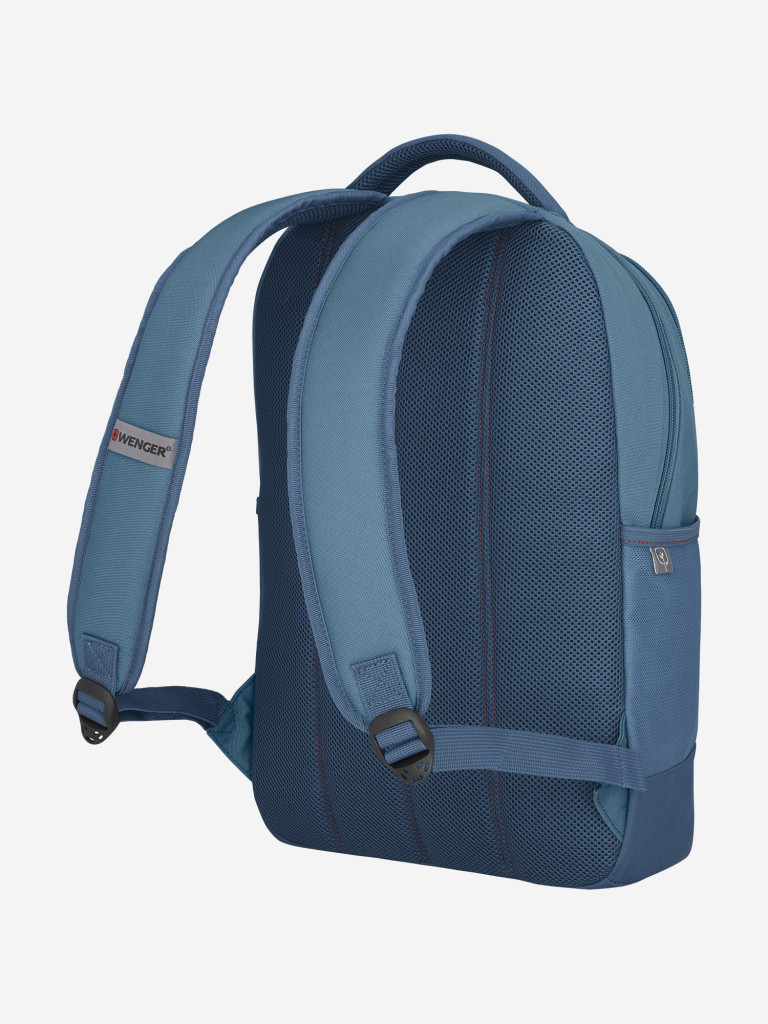 Рюкзак WENGER NEXT Tyon 16", синий/деним, переработанный ПЭТ/Полиэстер, 32х18х48 см, 23 л.