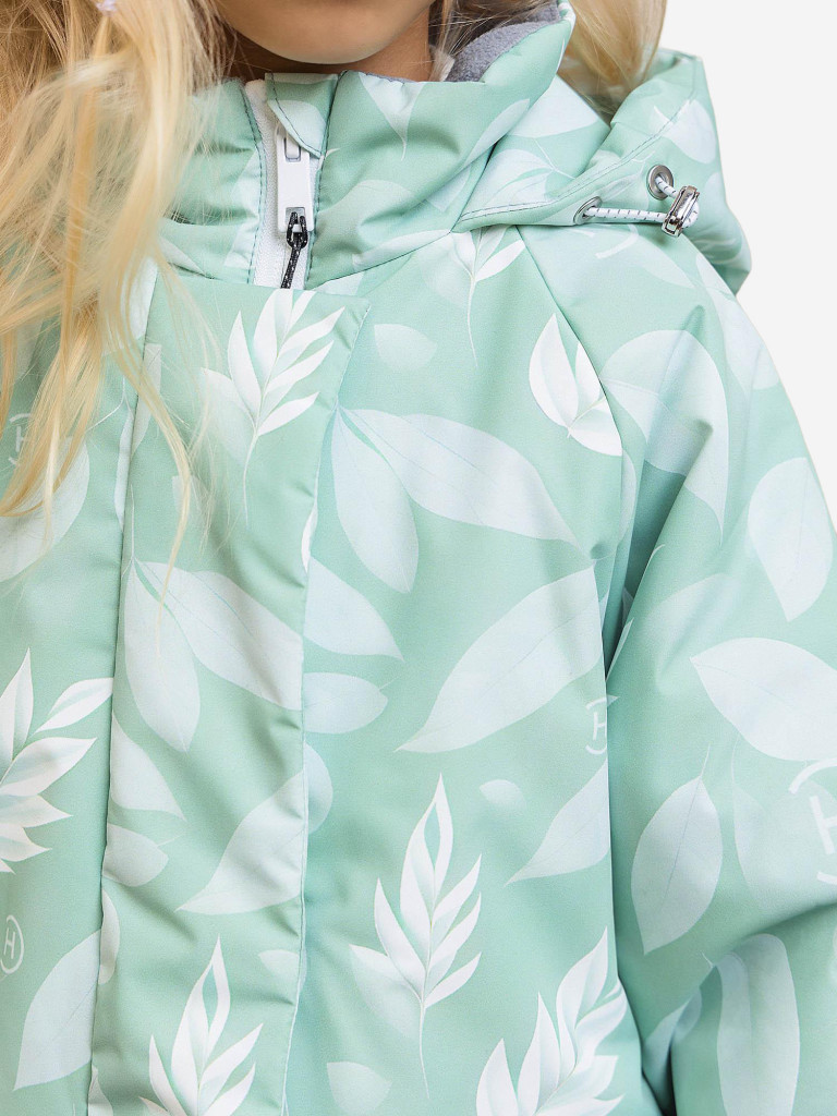 Парка для девочки batik Норис зеленый