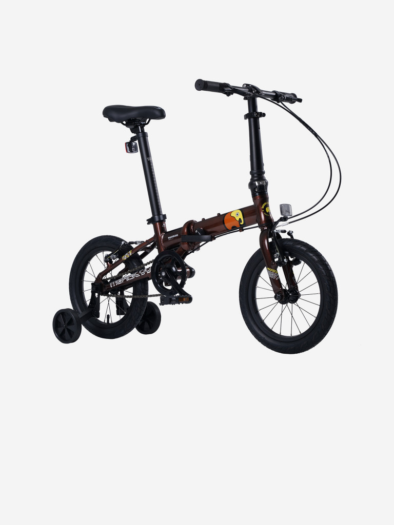 Велосипед Детский Складной Maxiscoo S007 PRO 14'' Бронза (2024)