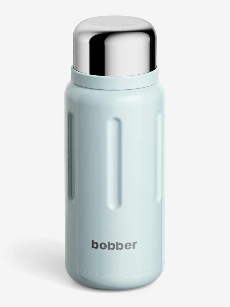 Термос вакуумный BOBBER Barrel 770 мл с широким горлом и ситечком тепло до 28 часов светло-голубой