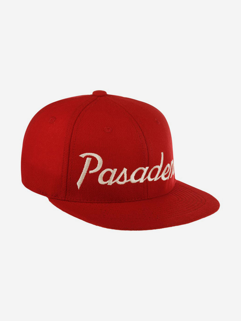 Бейсболка с прямым козырьком HOOD 100-MWL002-CA021-CM Pasadena, CA (красный)