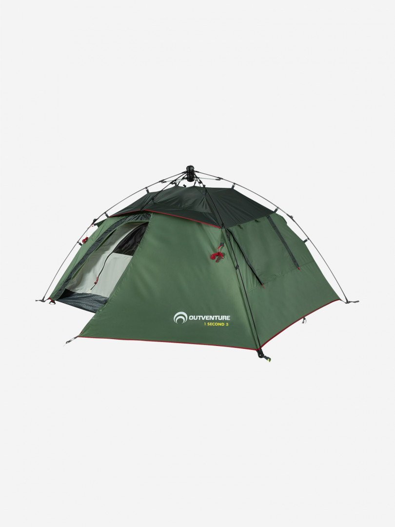 фото Палатка 3-местная outventure 1 second tent 3, зеленый