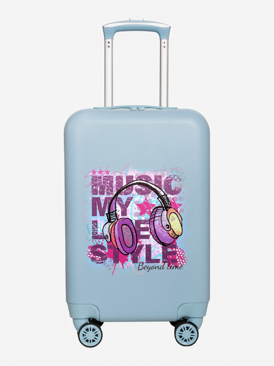 Чемодан детский BEYOND TIME G209 Music голубой