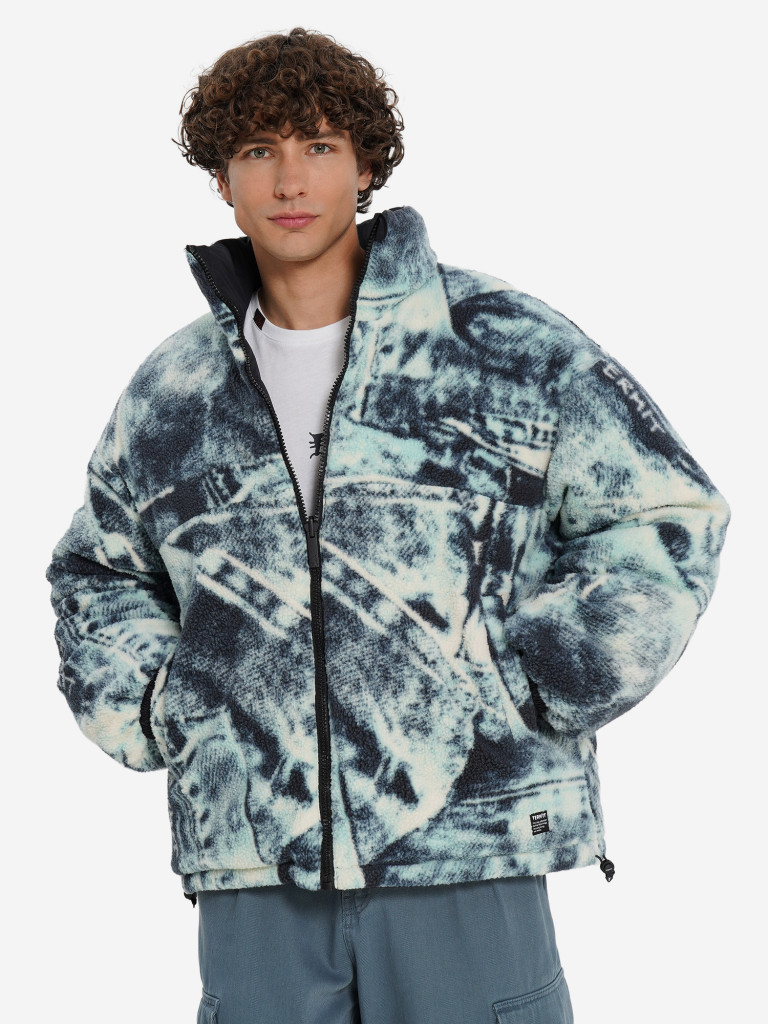 Пуховик мужской двусторонний оверсайз Termit