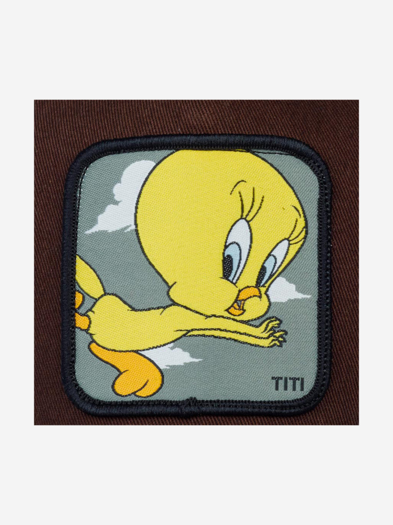 Бейсболка с сеточкой CAPSLAB CL/LOO2/1/TIT1 Looney Tunes Tweety Pie (коричневый)