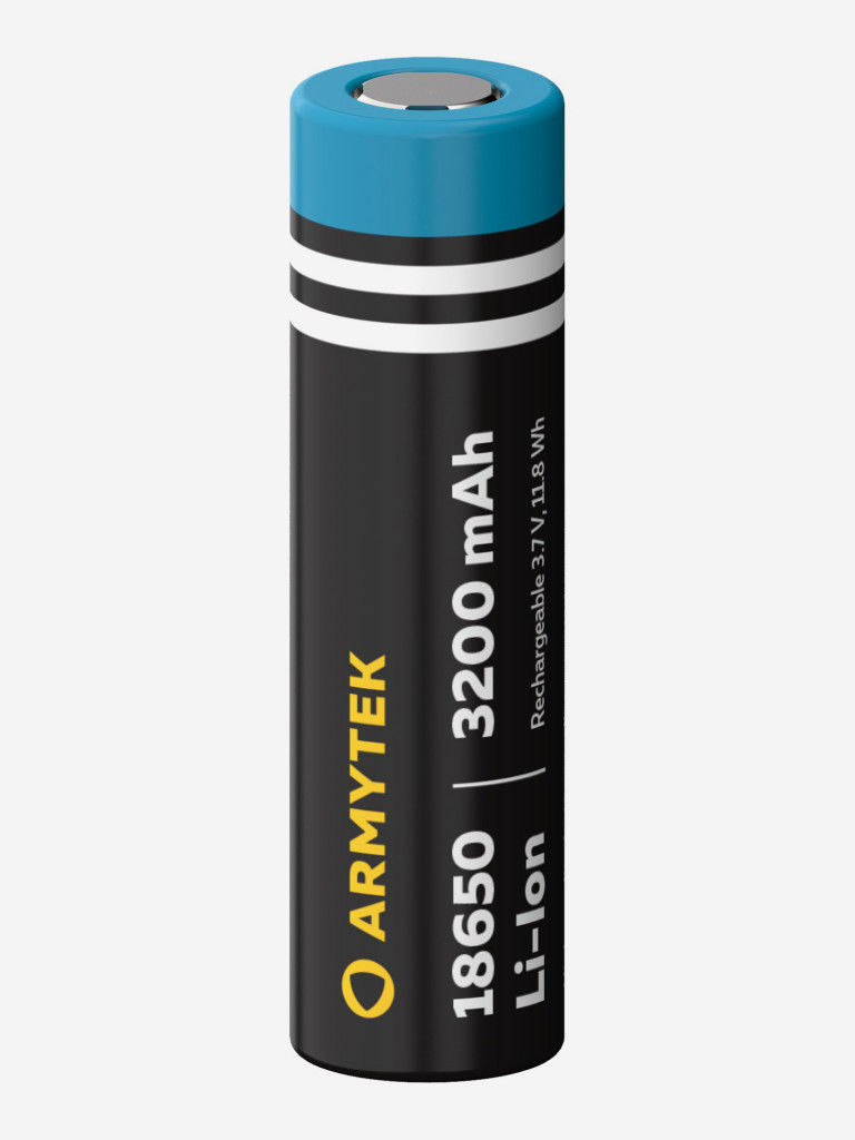 Аккумулятор незащищенный Armytek, 18650 Li-Ion 3200 мАч