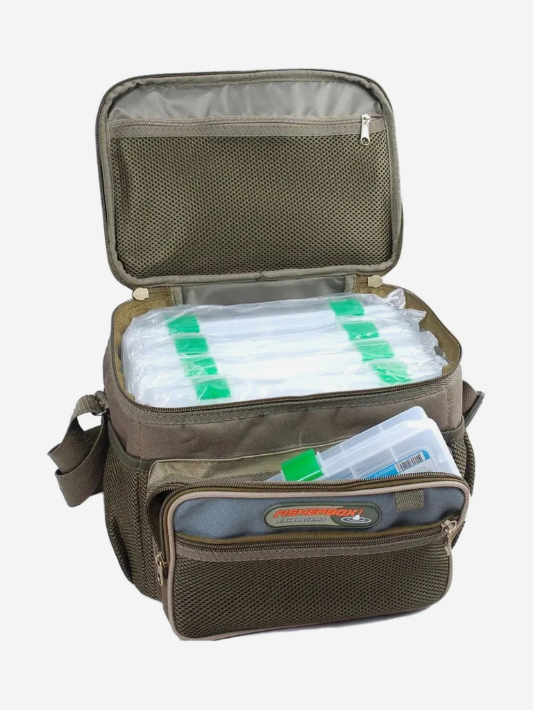 Сумка для рыбалки Fisherbox C101 в комплекте 5 коробок